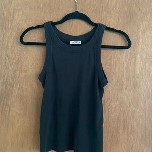 Organic Cotton Black Tank Top